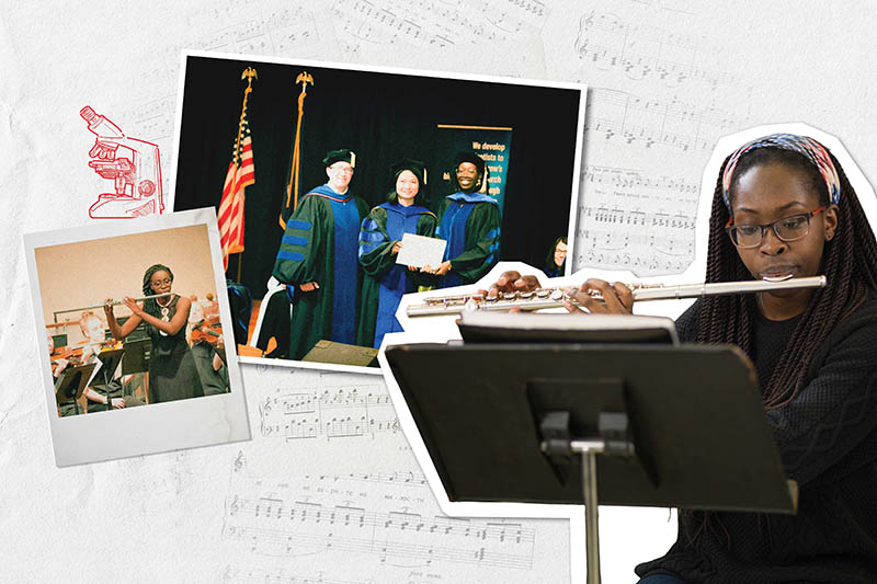 A Flute, a Coin Flip, and a PhD: The Making of Svetlana (Djirackor) Uchendu '20