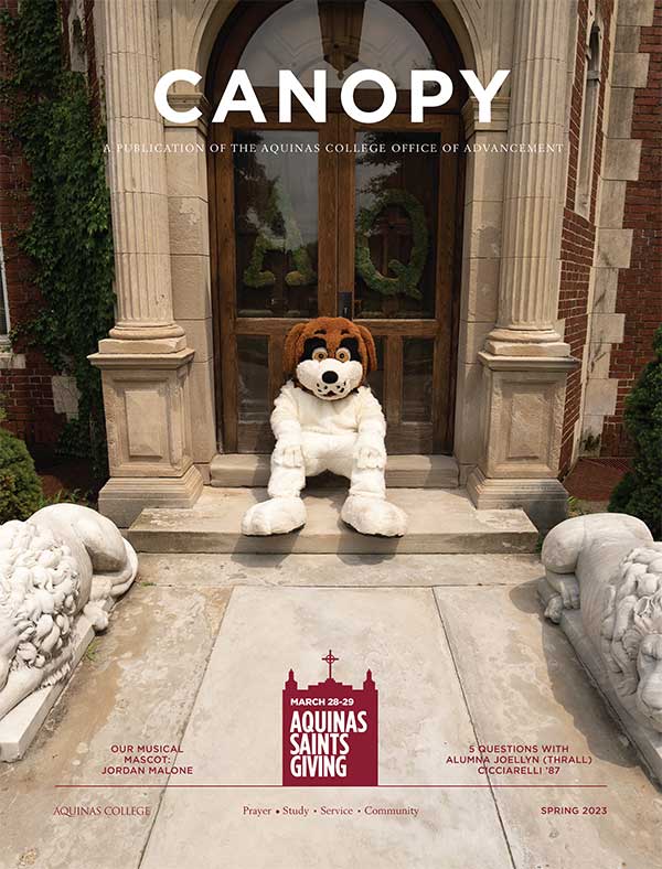 Cover of Aquinas Canopy, Spring 2023
