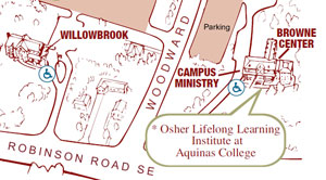 map of Aquinas