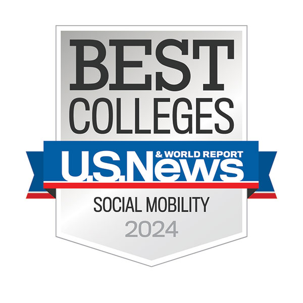 Badge for Best Colleges for Social Mobility