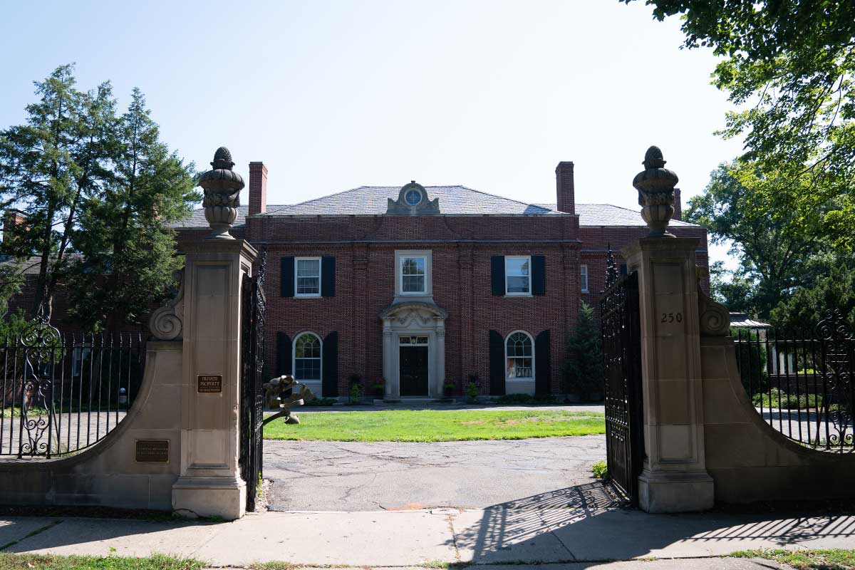 Main entrance to Brookby Estate