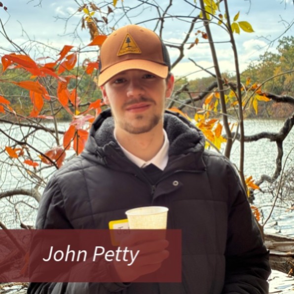 Headshot of a boy with short, dark hair and facial hair. Text reading: Bon Mate, Writing Center Consultant.