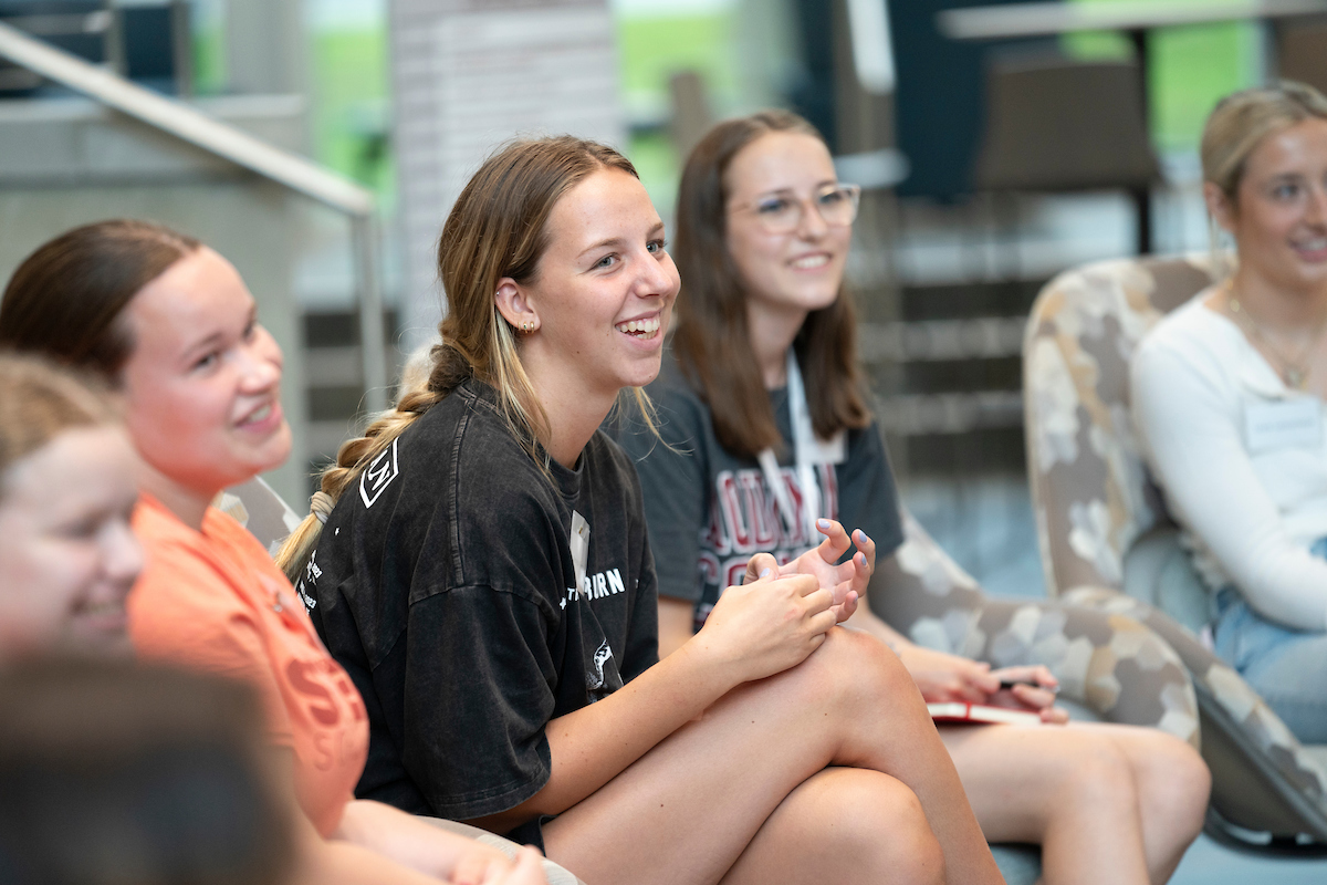 Student smiling 