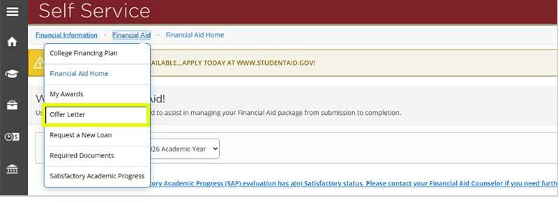 Step 7 Financial Aid