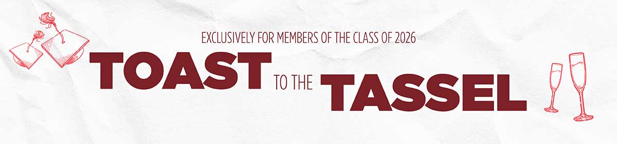 Toast to the Tassel graphic