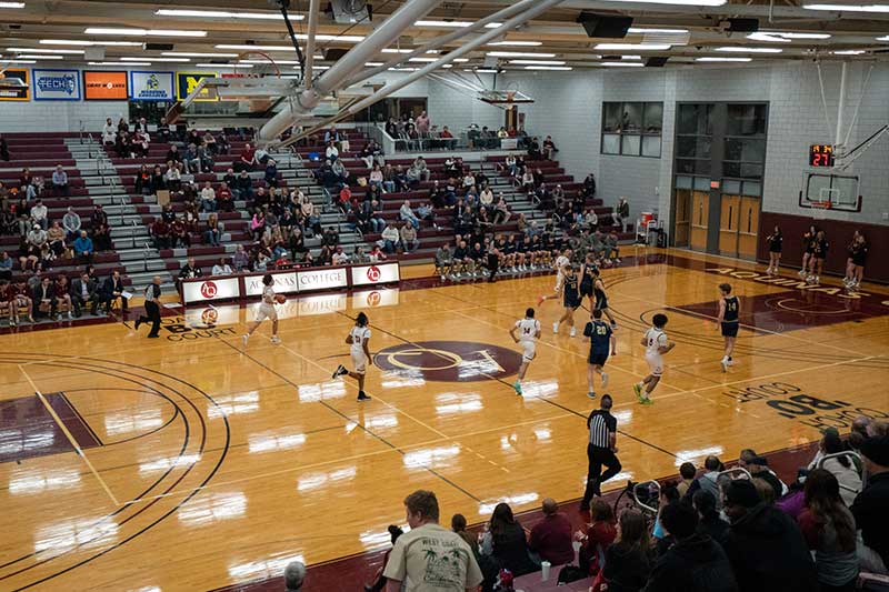 Coach Bo Court in the Sturrus Sports & Fitness Center