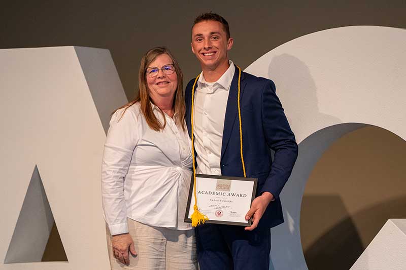 Kaden Edwards, 2026 Miriam Paquet-Rice Award winner