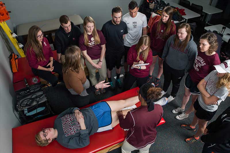 Aquinas Kinesiology students