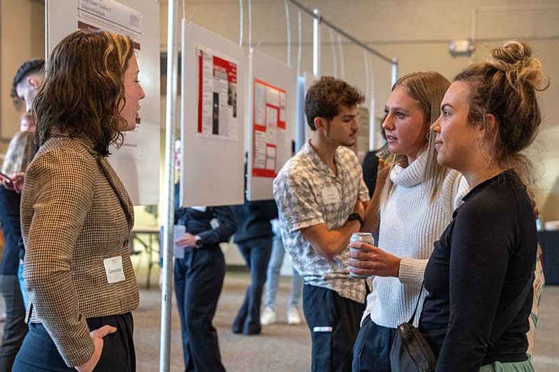 Political Science research presentation at Aquinas College