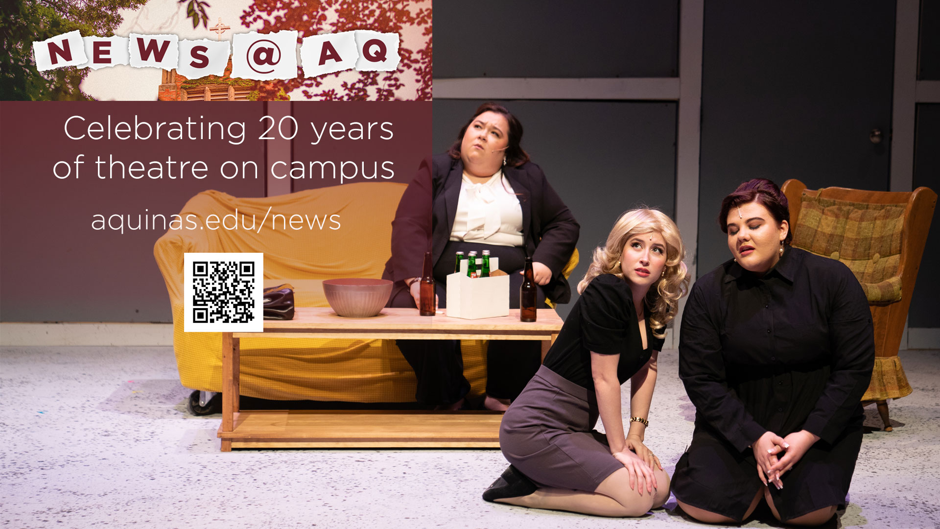 20 years of theatre at Aquinas College